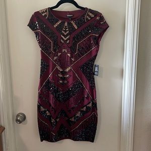 NWT Express sequin dress size S